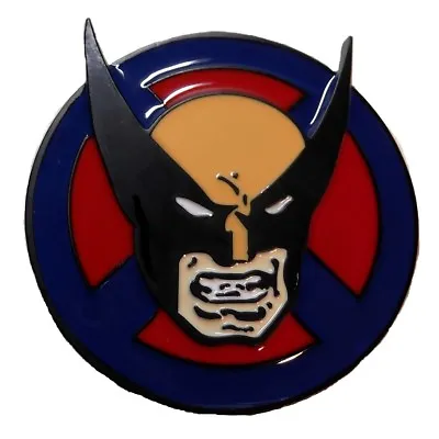 Marvel Comics WOLVERINE X-Men Logo Metal/Enamel BELT BUCKLE • $11.99