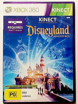 XBOX 360 KINECT Disneyland Adventures PAL Good Condition FAST POSTAGE • $3.99