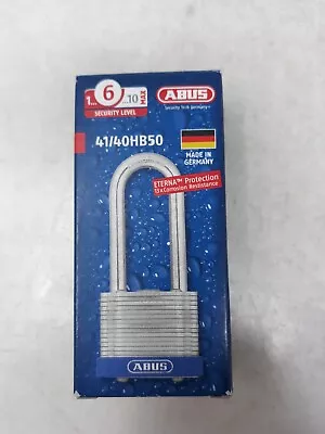 Lot Of 6 Abus Keyed Alike Padlock Rectangular Body Hardened Steel Shackle 19343 • $35