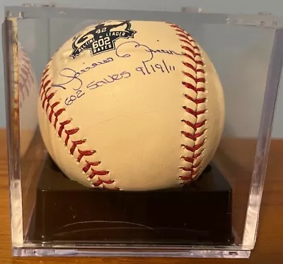 Mariano Rivera Autograph OMLB With 1 Inscription 602 Saves COA Steiner Sports • $400