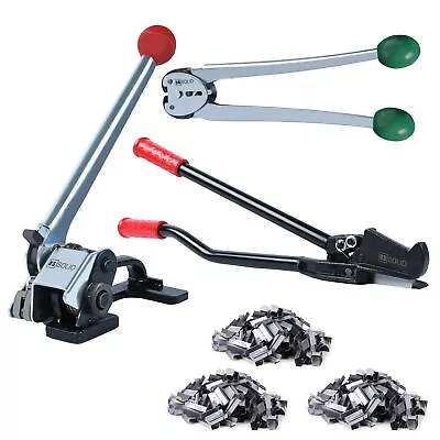 U.S. Solid 1/2  - 5/8  Steel Strapping Kit Manual Banding Tool • $179.99