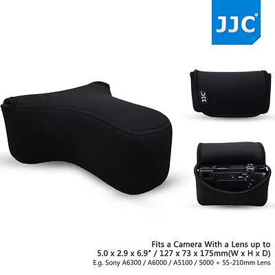 $19.79 • Buy Camera Pouch Case Bag For Sony A6600 A6500 A6100 A6400 A6300 A6000+55-210mm Lens