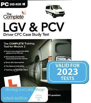 Lorry / Bus / Coach Driver CPC Case Study Test PC DVD-ROM • £14.20