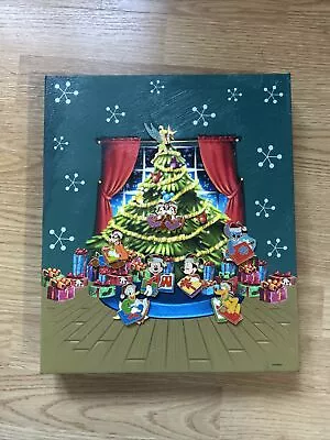 Disney 8 Pin Christmas Picture Set 50979 Tinker Bell Stitch Mickey Goofy Le 200 • $149.99