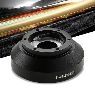 NRG Innovations SRK-E30H Black 6x70mm Bolt Steering Wheel Short Hub Adapter • $148