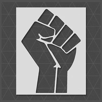 Black Lives Matter Stencil - BLM Raised Fist • $7.99