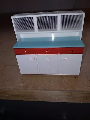 £20 • Buy Vintage Dolls House 1/16th **TRIANG **KITCHENETTE, CUPBOARD, DRESSER**