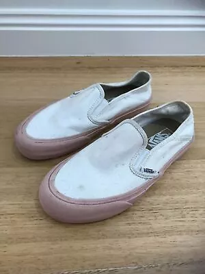 Vans Off The Wall Ultracush Lite Unisex Men Womens Canvas Shoes White Pink EU 35 • $35