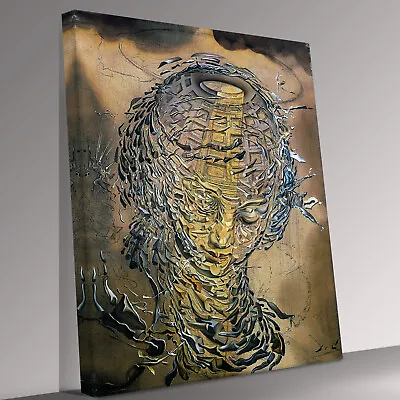 Salvador Dali - Raphaelesque Head Canvas Wall Art Picture Print • £29.98