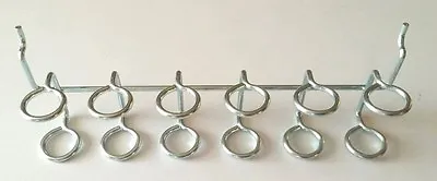 (2 Pack) Metal Peg Tool Holder Garage Shelf Hanger For 1/8  To 1/4  Pegboard  • $12.33