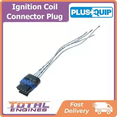 PlusQuip Ignition Coil Connector Plug Fits Nissan Pulsar N13 1.8L 4Cyl 18LE • $83.86