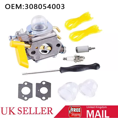 Carburetor Suit For HOMELITE UT20002 25cc EZ Reach String Trimmer Lawnmower Part • £15.39