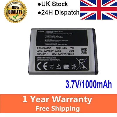 For Samsung Battery AB553446BU BATTERY GT-C5212 C5212 E1100 C3300K • £12.66