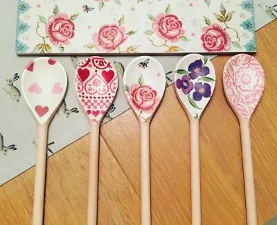 £14 • Buy Emma Bridgewater Themed  Set Of Wooden Spoons/Utensils-Hearts, Wallflower
