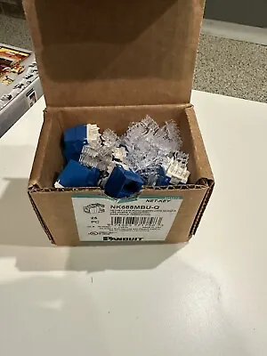 $65 • Buy Panduit NK688MBU Cat6 Jack Module - Blue Box Of 24