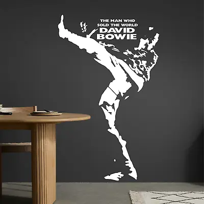 David Bowie Man Sold World Large Bedroom Wall Big Mural Art Sticker Decal Vinyl • £17.49