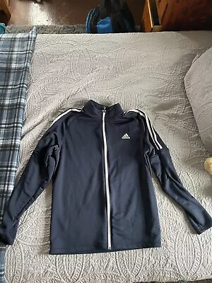 Adidas Golf Jacket Mens L Long Sleeve Black/grey Rain Jacket • $25.99