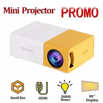 1080P HD Mini Video LED Movie Projector HiFi Home Theater Cinema HDMI USB Movie • $23.99