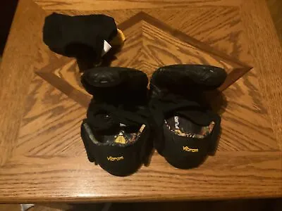 UNUSED Vibram Furoshiki Wrapping Sole Sz 8-8.5 M EU 41 Men's Stretch Shoe Black • $70