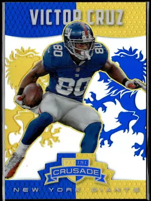 2014 Panini Rookies & Stars Crusade Blue #25 Victor Cruz • $1.39