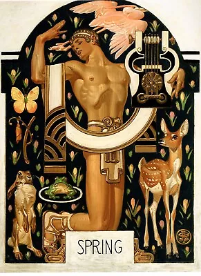 J.C. Leyendecker : SPRING : 1929 : Archival Quality Art Print • $51.86