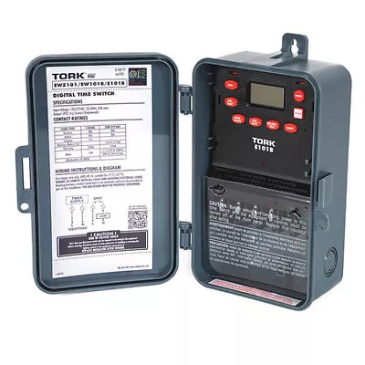 Tork E101b Electronic Timer24 HrSpst • $115