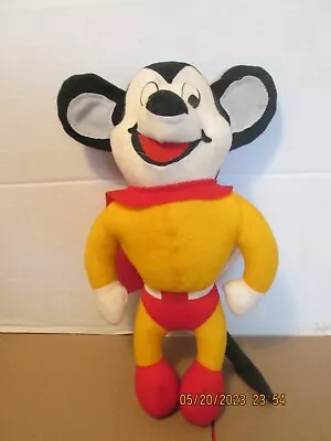 Vintage Mighty Star Plush Stuffed Mighty Mouse Doll 13  Rare • $9.99
