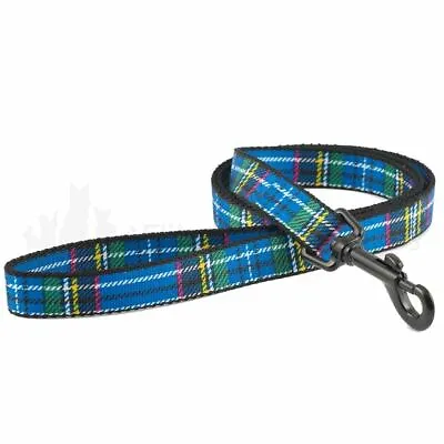 Ancol Dog Puppy Collars Or Leads Traditional Tartan Red Or Blue Adjustable • £6.89