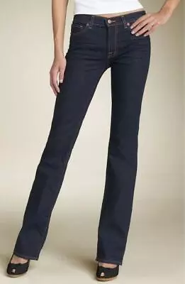 J Brand Mid Rise 14  Cigarette Leg Stretch Jeans In Ink 30 8500 Slim Straight • $35.90