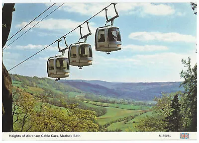 Matlock Bath England Vintage PC Height Of Abrahams-Cable Cars • £8.19