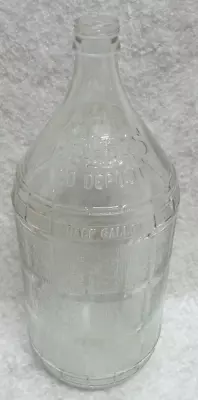 RARE DAD'S ROOT BEER 64oz. 1967 GLASS BOTTLE NO RETURN WITH PARTIAL PAPER LABEL • $15