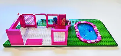 Mega Bloks Bricks - BARBIE THE MOVIE Dream House POOL BAR LIVING ROOM - *READ* • $19.99