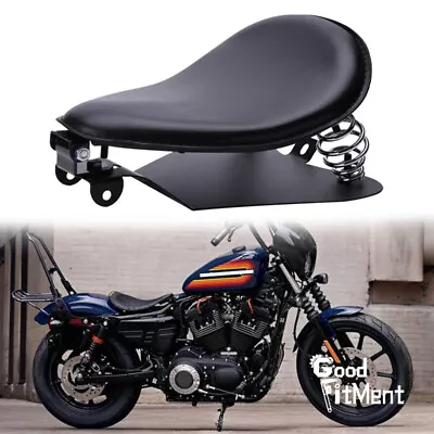 Bobber Motorcycle 3  Spring Solo Seat For Harley Davidson Sportster 1200 883 XL • $84.22