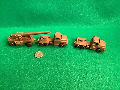 Vintage Army Long Cannon Plastic Toy Made In Germany • $24