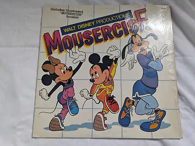 MOUSERCISE Walt DISNEY Album 1982 VINYL LP Record 12  W. BOOKLET Mickey Mouse • $7