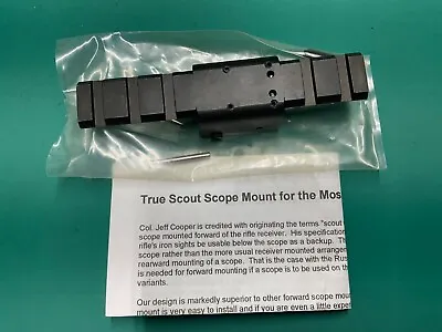 Jeff Cooper True Scout Scope Mount Rail 5  W/ Hardware For Mosin 91/30 M44 M38 • $59.99