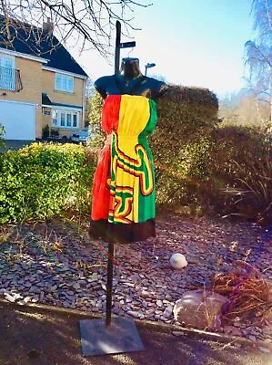 NEW ARRIVAL...Jamaican Rasta Colour Irie Print Tube Dress. SIZE...14-16 • £33.99