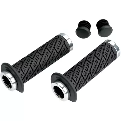 Moose Racing ODI ATV 7/8 120mm Lock On Handlebar Grips Black • $27.95