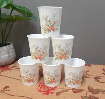 6 Melsas Melamine Plastic Cups • £14.99