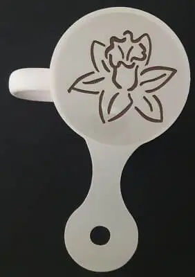 2 X Daffodil Flower Coffee Cup Stencils Reusable Welsh Wales Garden  Marie Curie • £8.25