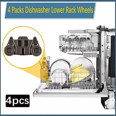 W10195416 Dishwasher Wheels Lower Rack For AP5983730 MDB4949SDM2 WDT750SAHZ0 • $11.99