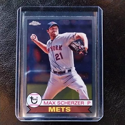 Topps Chrome 2023 Lids / Mitchell & Ness Exclusive Card Max Scherzer #79-4 • $0.99