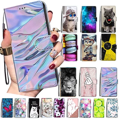 $13.99 • Buy For IPhone 14 13 12 11 Pro Max 8/7 Plus Pattern Case Wallet Leather Flip Cover
