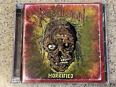 $19.99 • Buy Repulsion Horrified Cd 2003 Napalm Death Carcass Terrorizer Impetigo Macabre