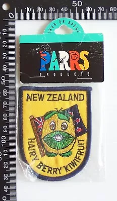 Vintage Hairy Berry Kiwifruit Nz Embroidered Souvenir Patch Cloth Sew-on Badge • $22