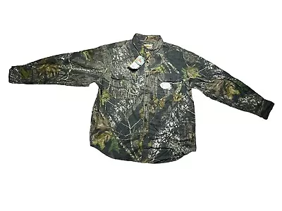 Camo Mossy Oak Button Up NWT XL • $14.99