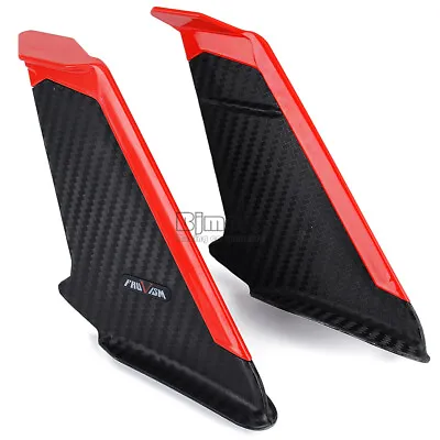 Red Front Fairing Winglet Side Spoiler For YAMAHA YZF-R1 R6 R7 R15 R25 R3 R125 • $40.78