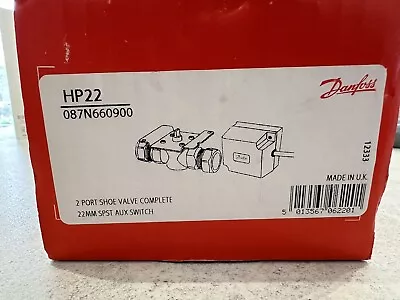 ***Brand New In Box*** Danfoss 087N6609 HP22 2 Port 22mm Motorised Zone Valve • £45