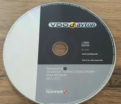 Austria Switzerland Maps - Vdo Dayton Navigation Sat Nav Dvd Bmw Renault Opel • £8.09