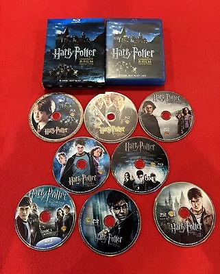 Harry Potter: Complete 8-Film Disc Collection Blu-ray W Slipcover Minty Discs • $18.94